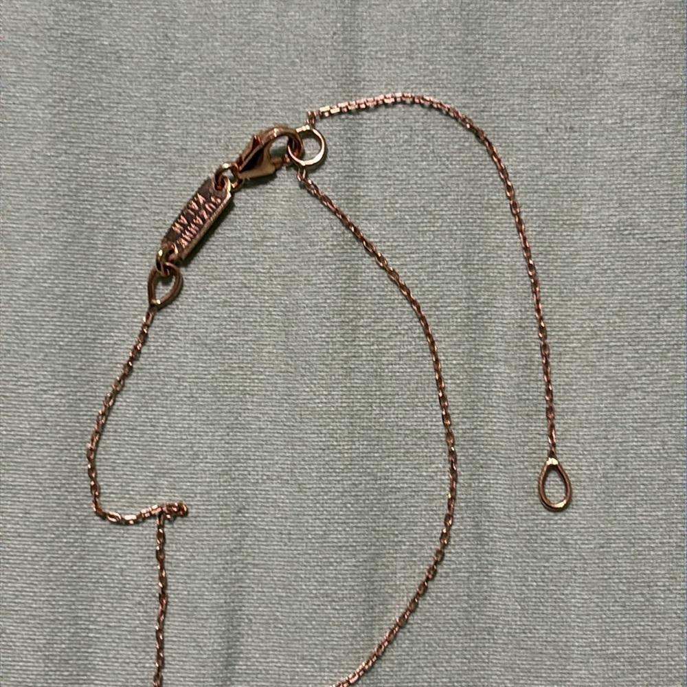 18k rose gold Suzanne Kalan ‘Spark’ pink sapphire necklace - Picture 8 of 11